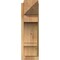 Ekena Millwork Balboa Rough Sawn Arts and Crafts Outlooker, Western Red Cedar, 8"W x 18"D x 26"H OUT08X18X26BOA03RWR - alternate 2